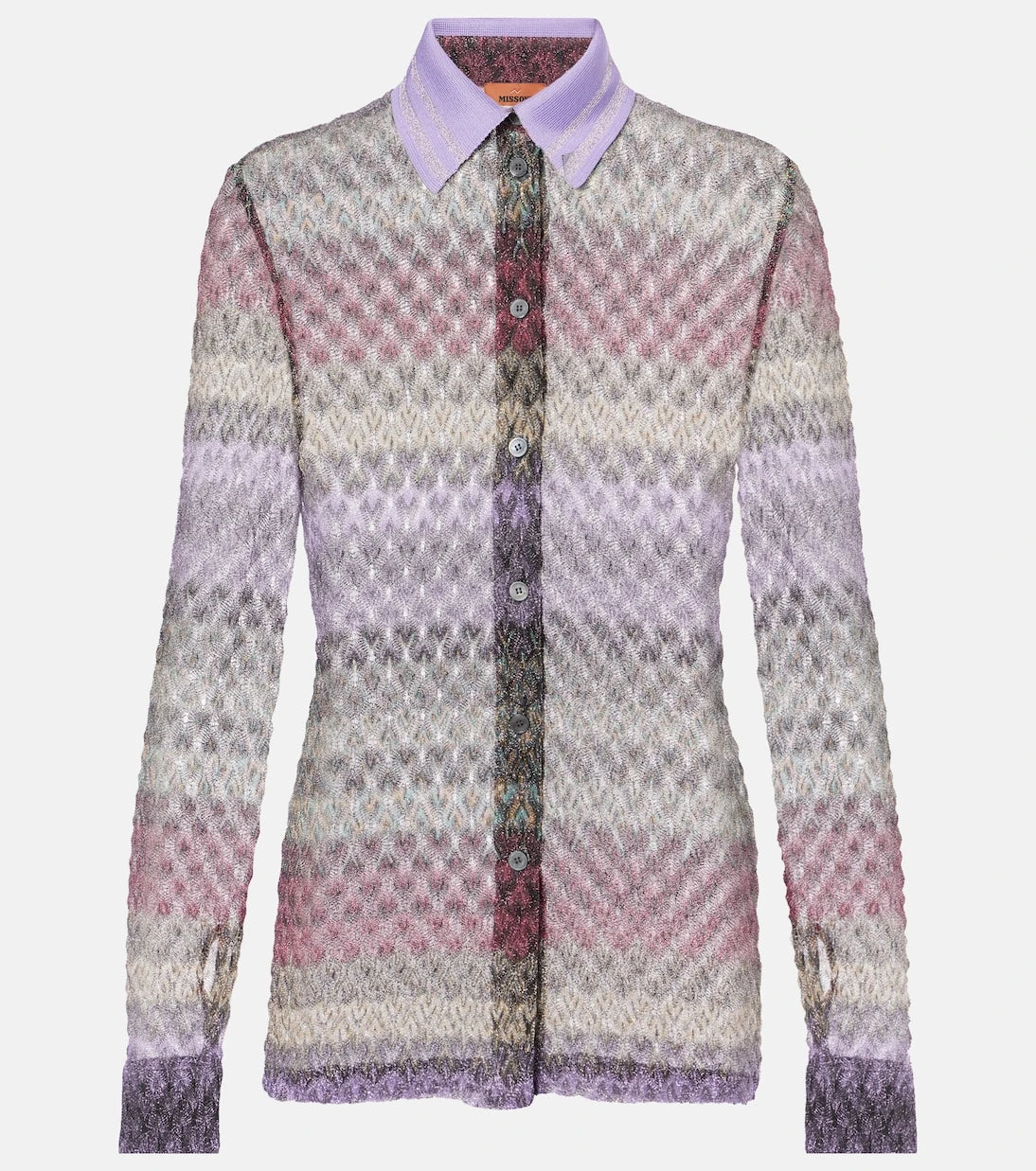 Missoni - قميص مقلم باللاميه