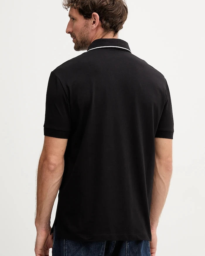 Тениска с яка Armani Exchange