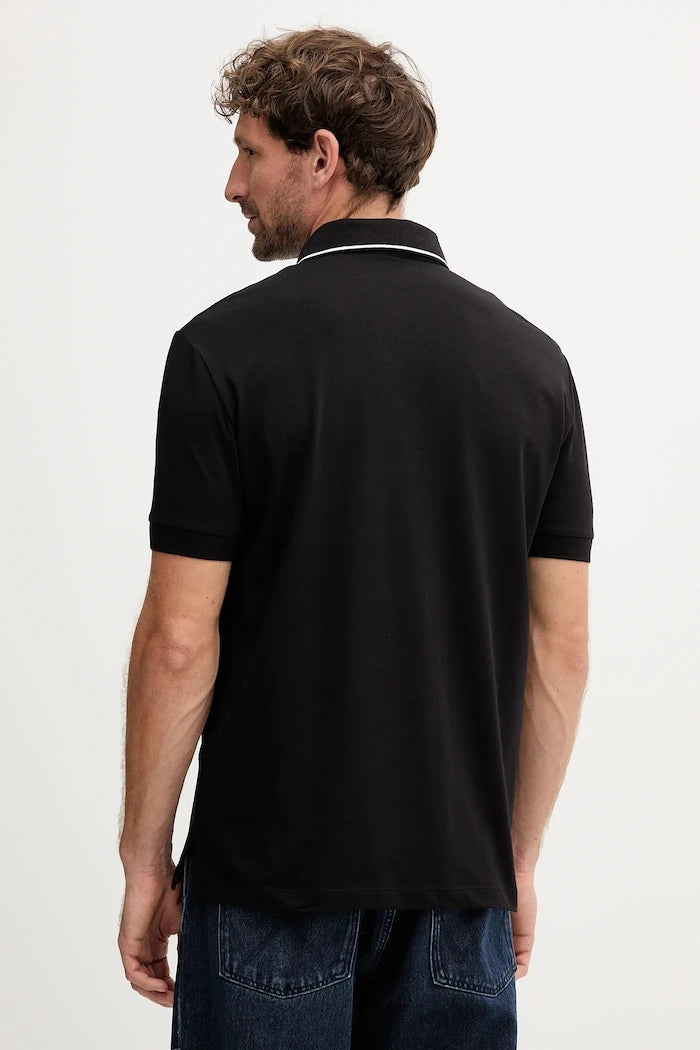 Тениска с яка Armani Exchange