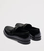 Brushed Leather Loafers