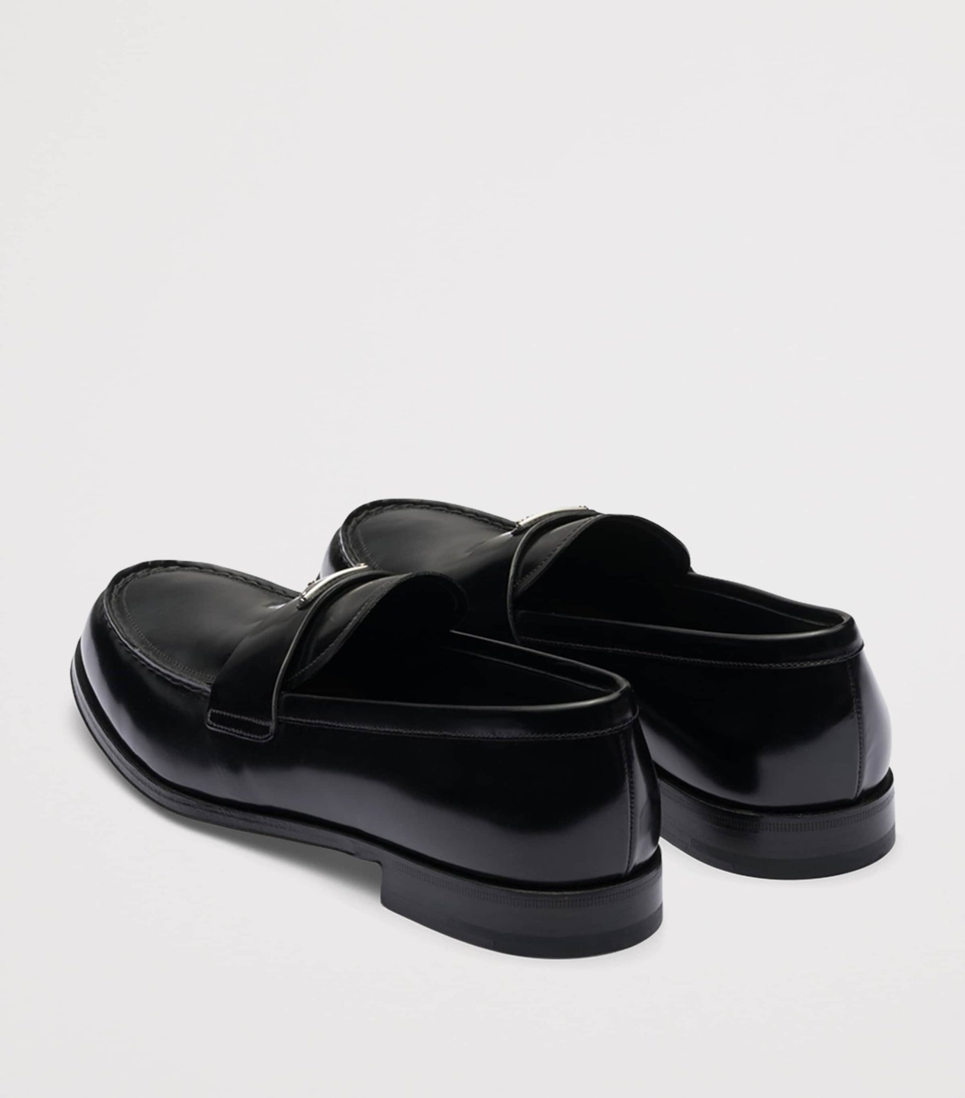 Brushed Leather Loafers
