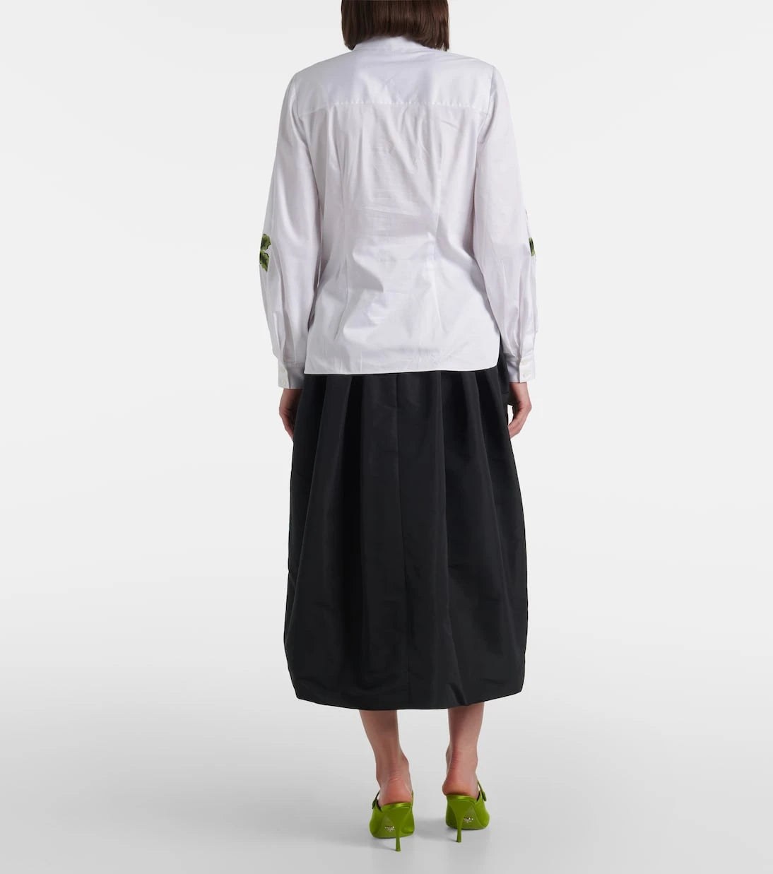 Carolina Herrera - Floral cotton-blend shirt