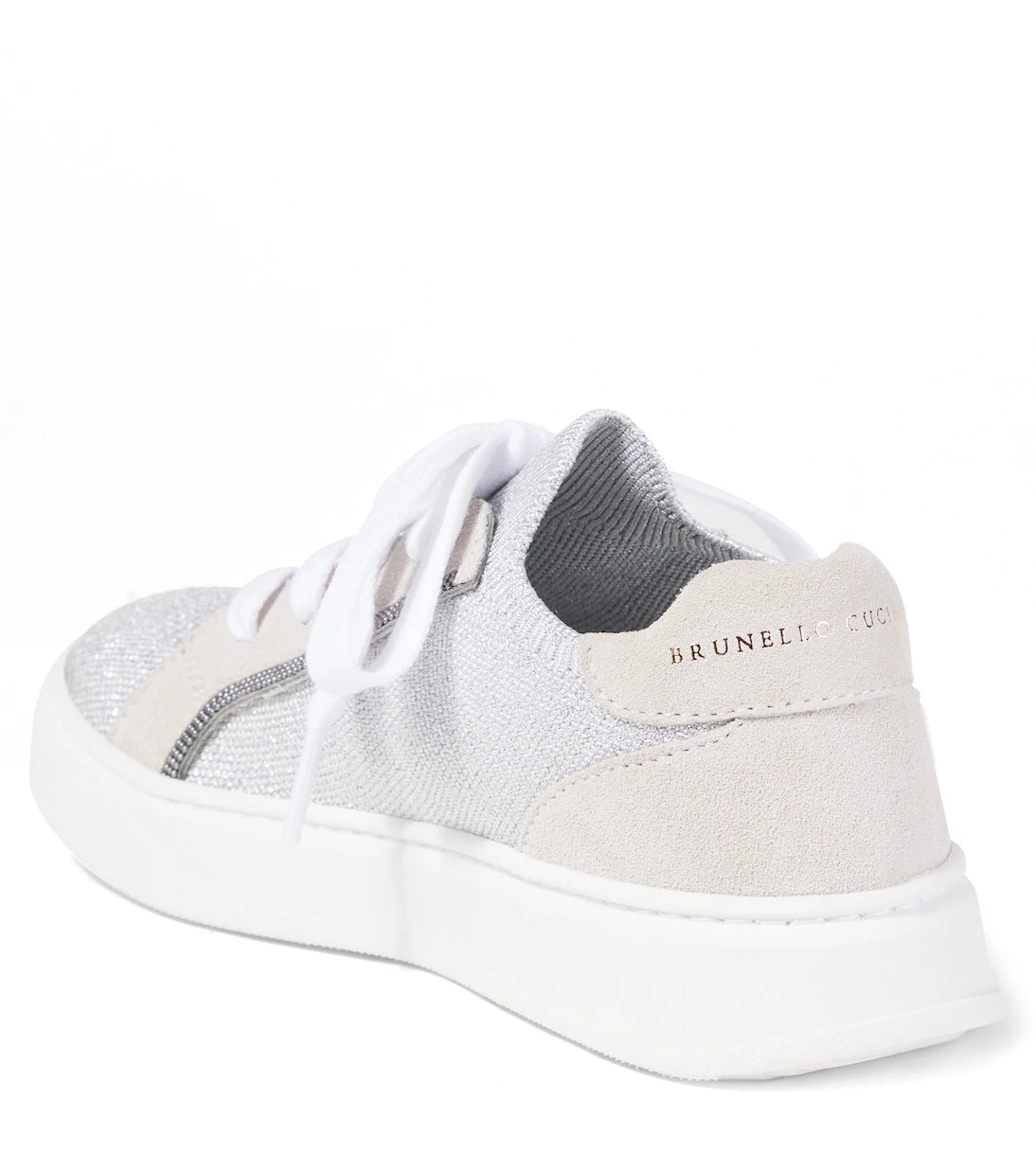 Brunello Cucinelli Kids - أحذية رياضية من الجلد السويدي