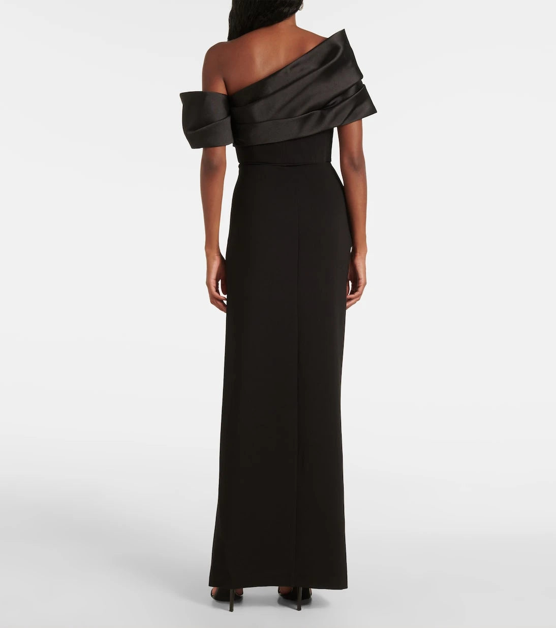 Solace London - Alexis satin-trimmed maxi dress