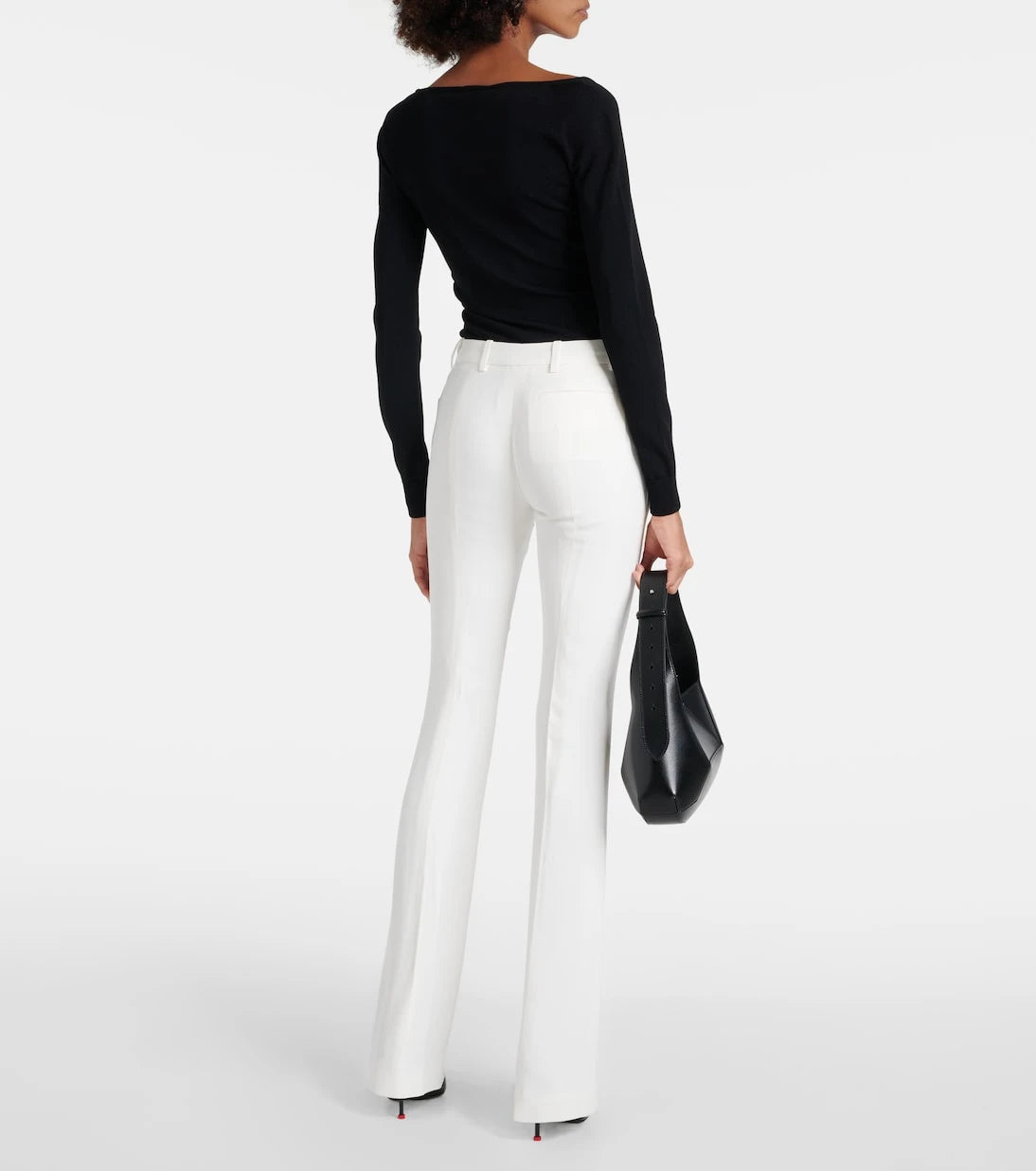 McQueen - Normal belli İspanyol paça pantolon