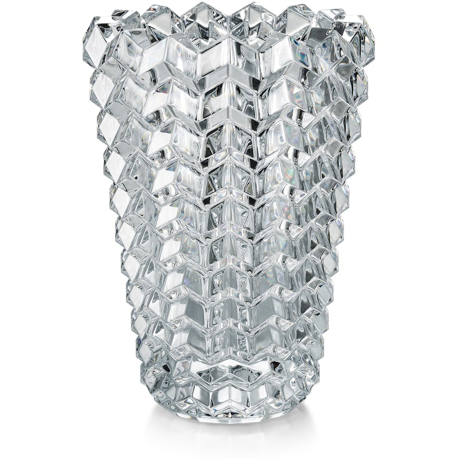 Crystal Zig Zag Vase (25cm)