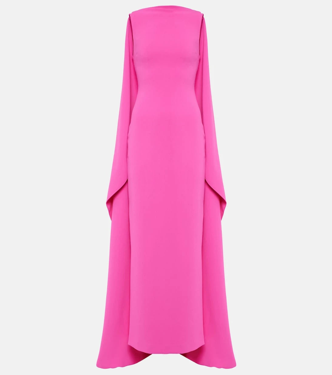 Solace London - Kaila caped crêpe gown