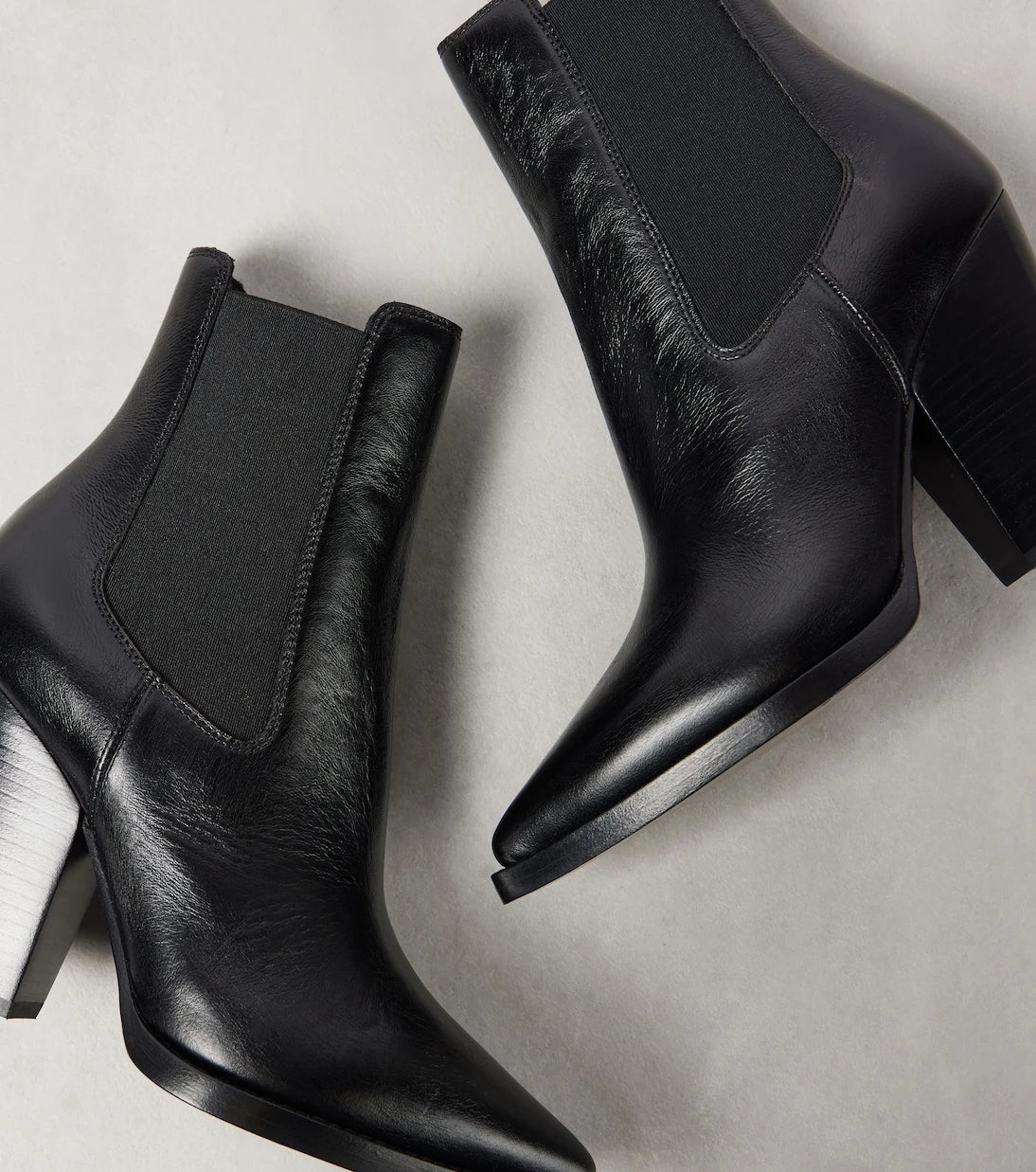 Saint Laurent - Theo 95 leather Chelsea boots