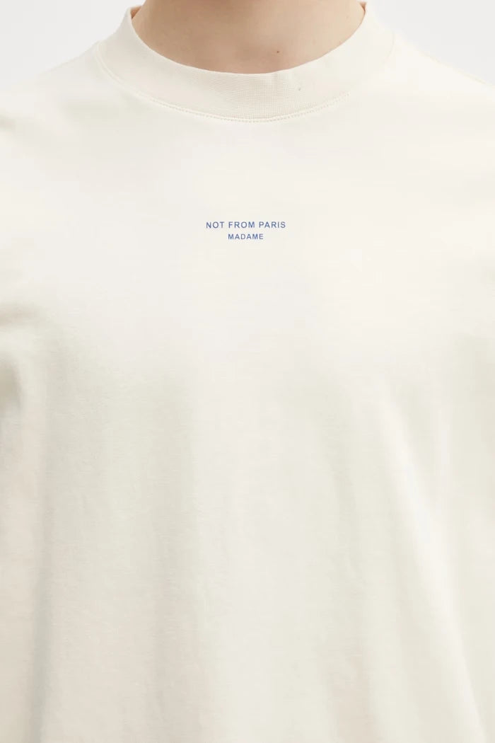 Drôle de Monsieur Erkek Pamuklu Tişört Le T-shirt Slogan Classique