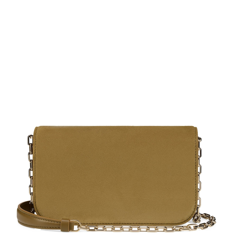 Christian Louboutin Paloma Small Suede Clutch Bag