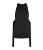 St. Agni Black Stretch-Wool Sleeveless Top
