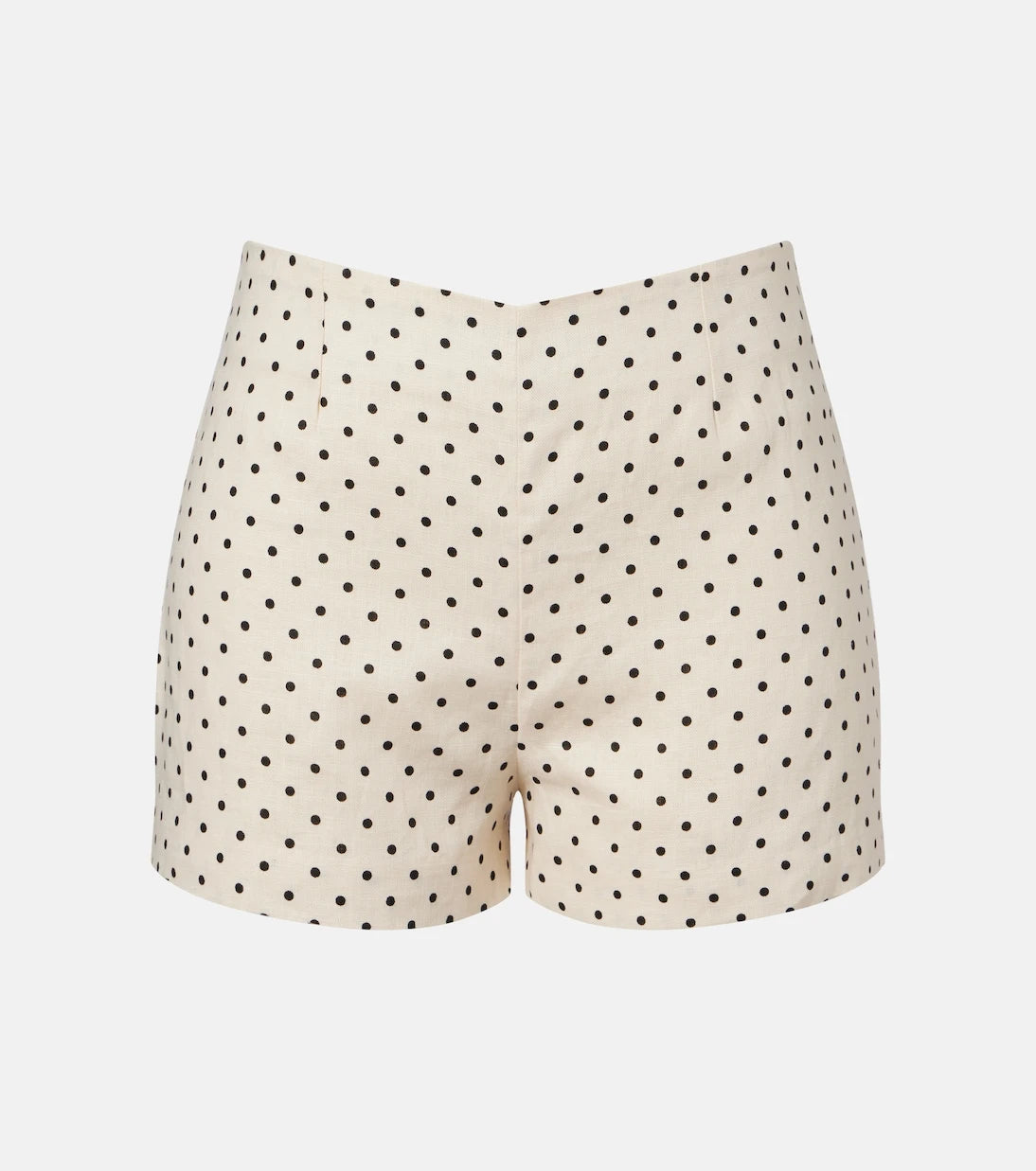 Faithfull - Lila polka-dot linen shorts