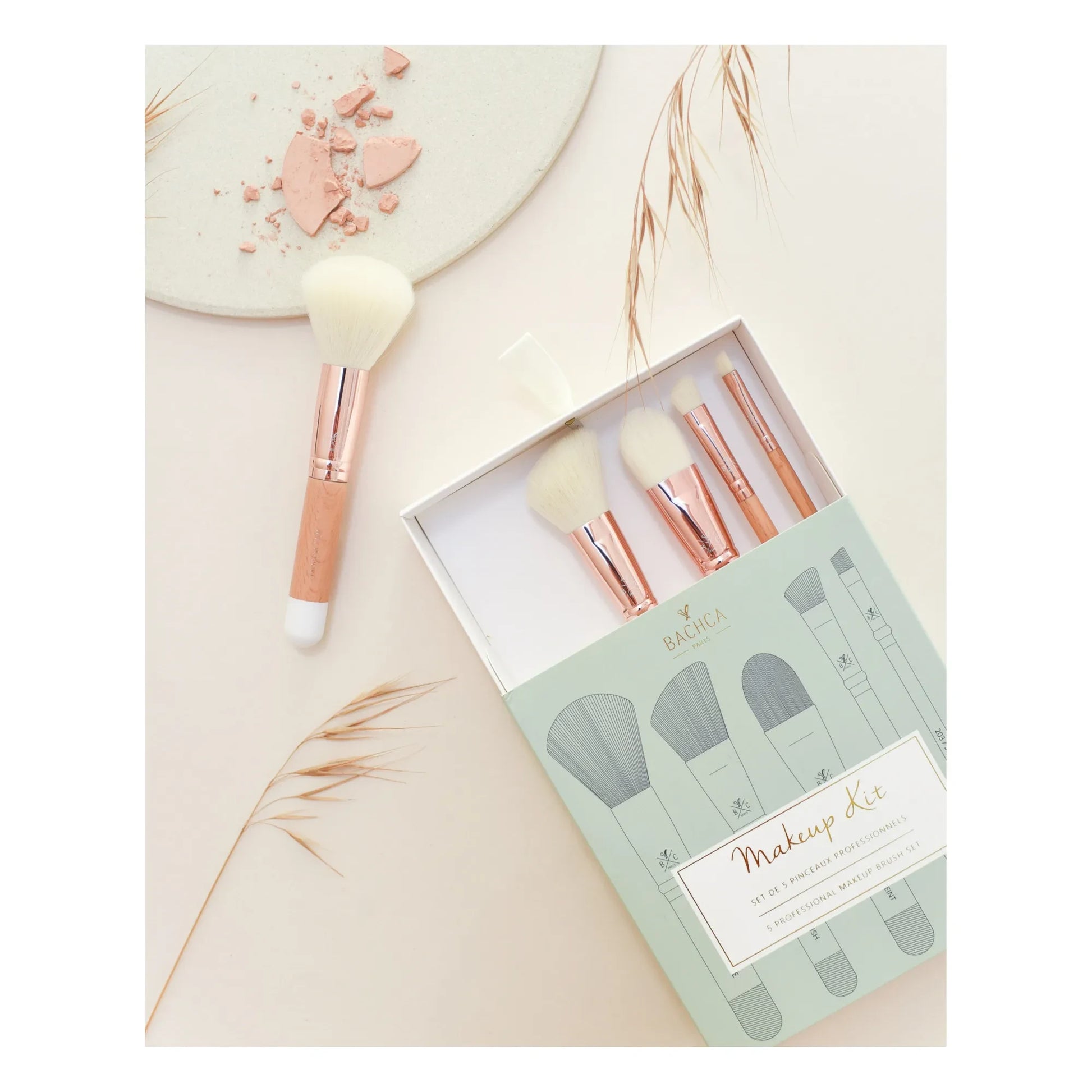 Bachca - Wooden brush set