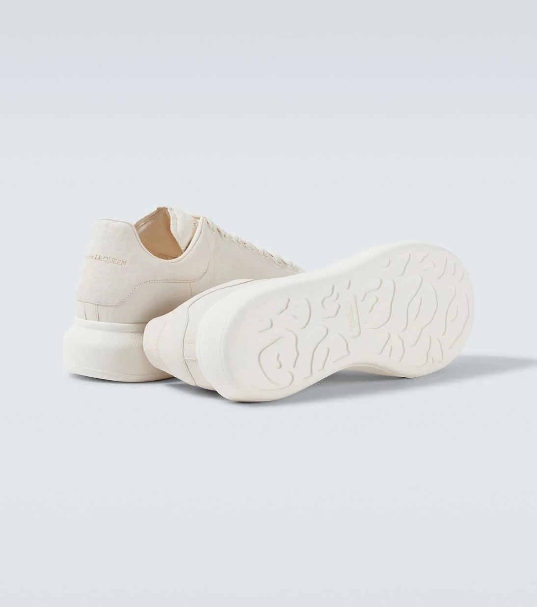 McQueen - Oversized leather sneakers