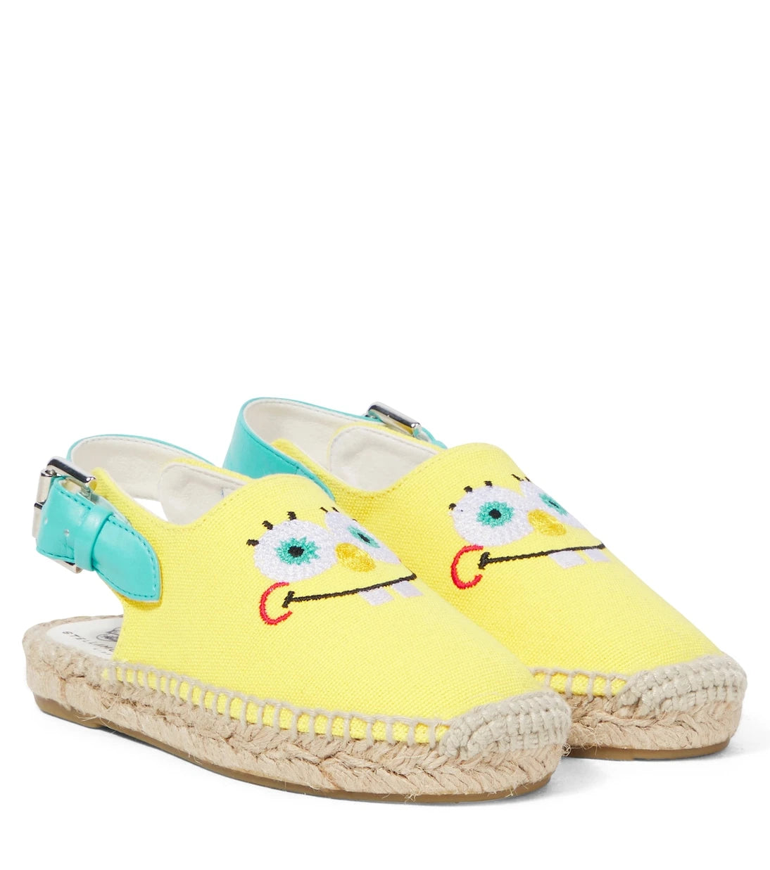 Stella McCartney Kids - Embroidered canvas espadrilles