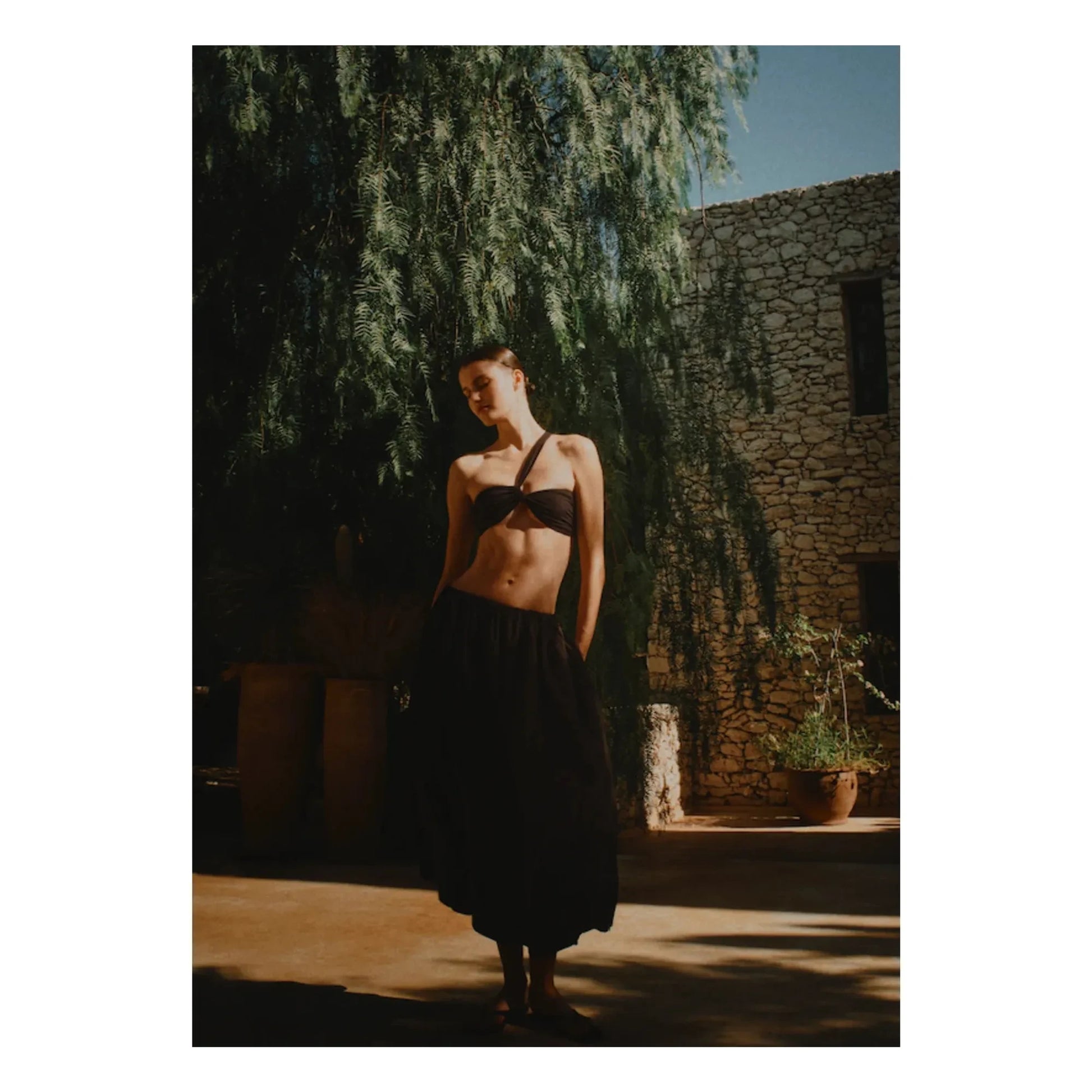 Vanessa Sposi - Poplin skirt | Black