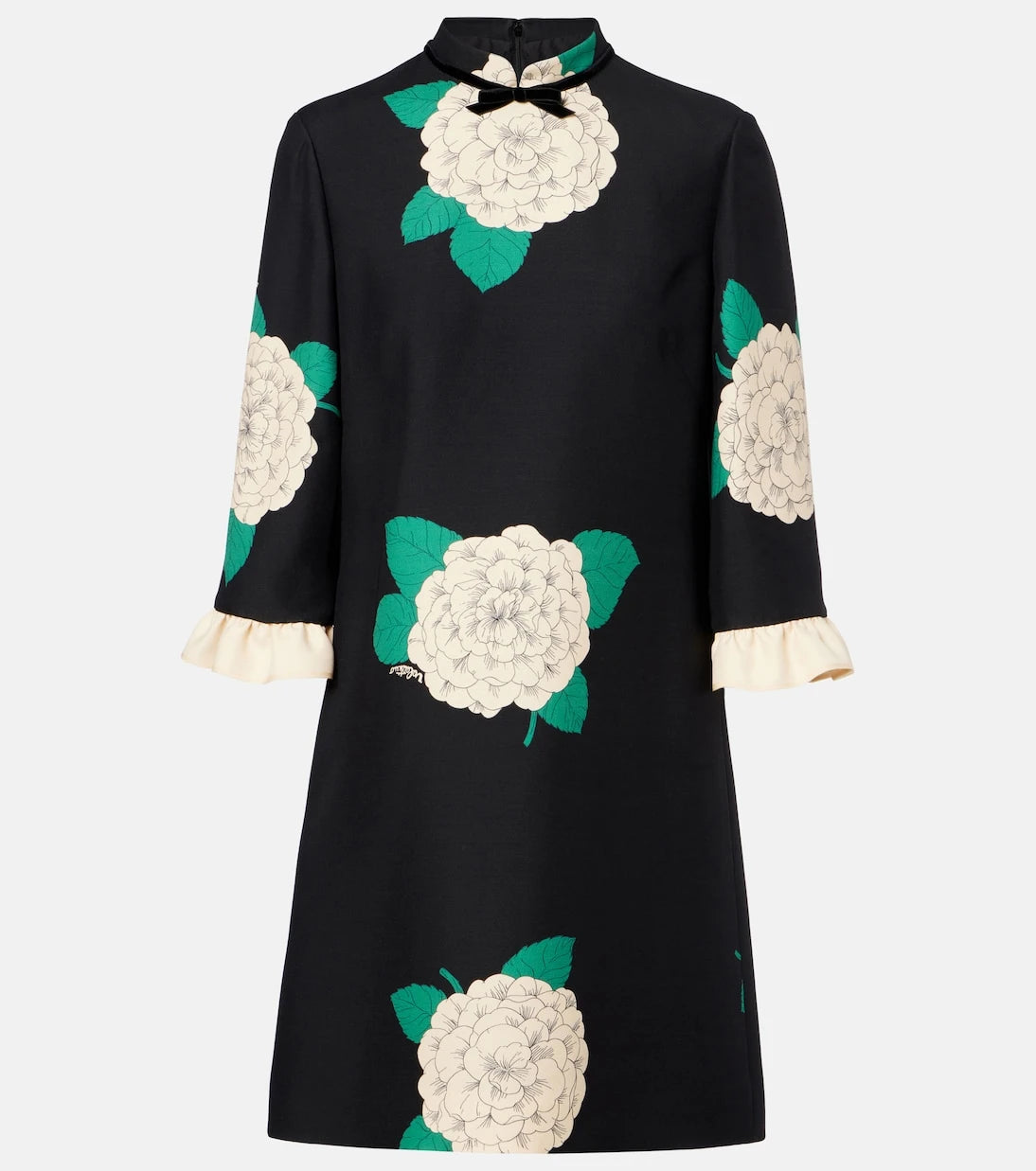 Valentino - Crepe Couture floral minidress