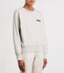 Ivory Cotton-Blend Shad Logo Sweatshirt