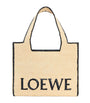 LOEWE Beige x Paula's Ibiza Large Font Tote Bag
