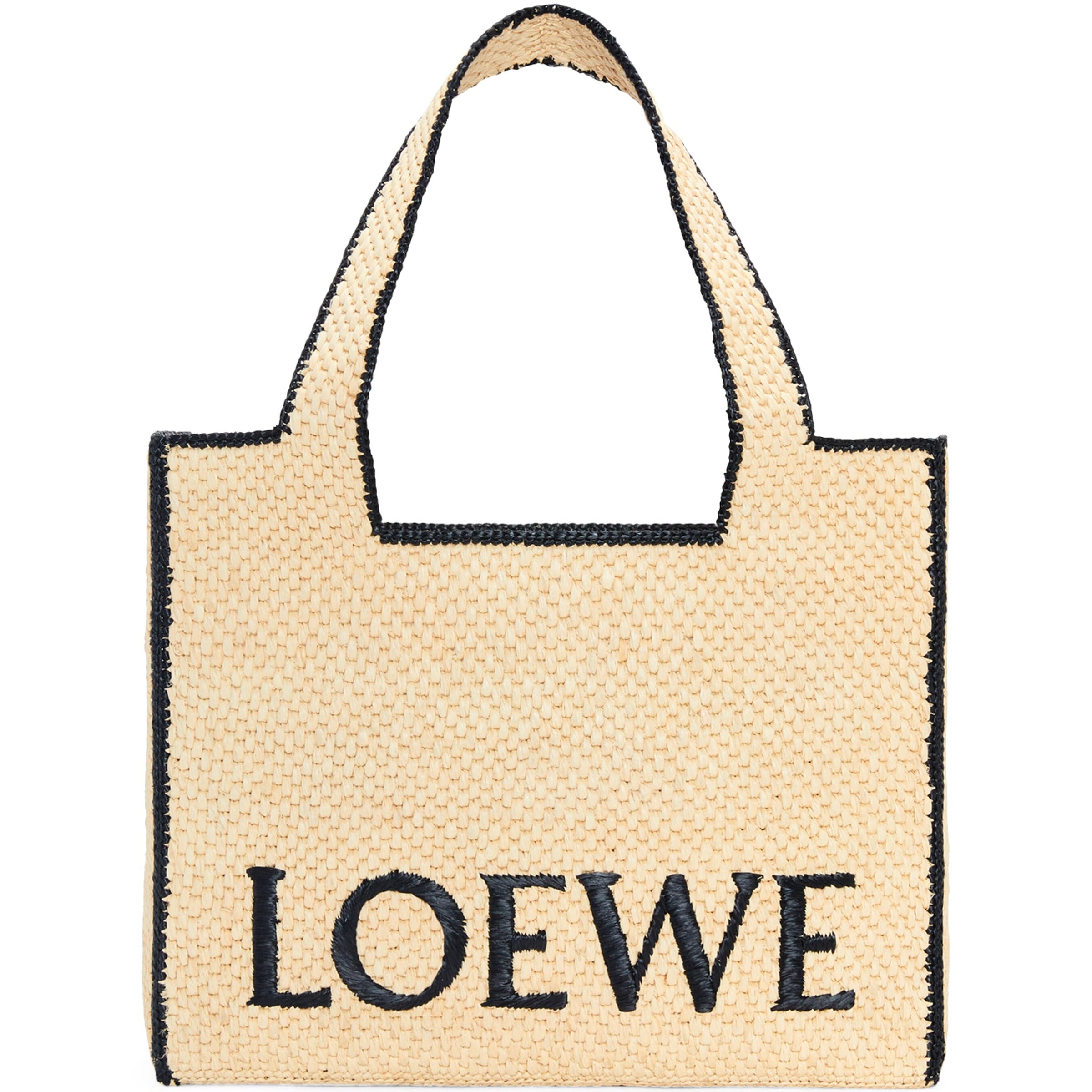 LOEWE Beige x Paula's Ibiza Large Font Tote Bag