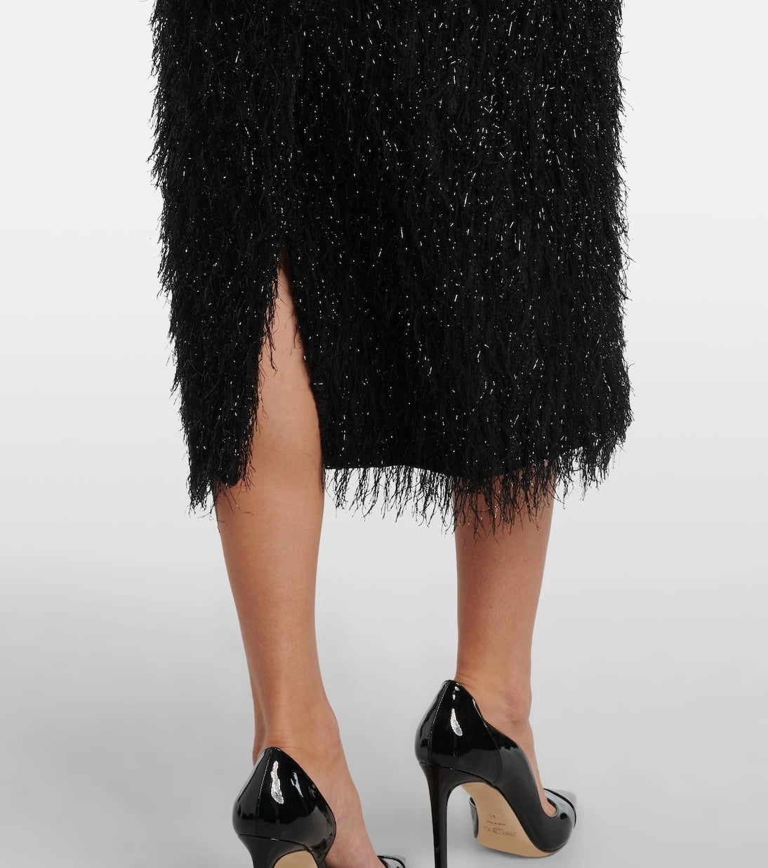 Erdem - Lurex® fil coupé midi dress