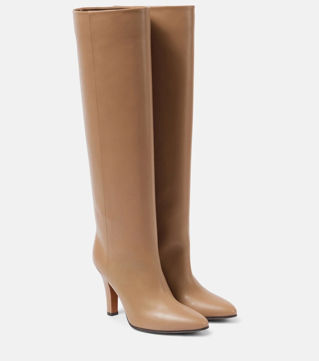 The Row - Prudens leather knee-high boots