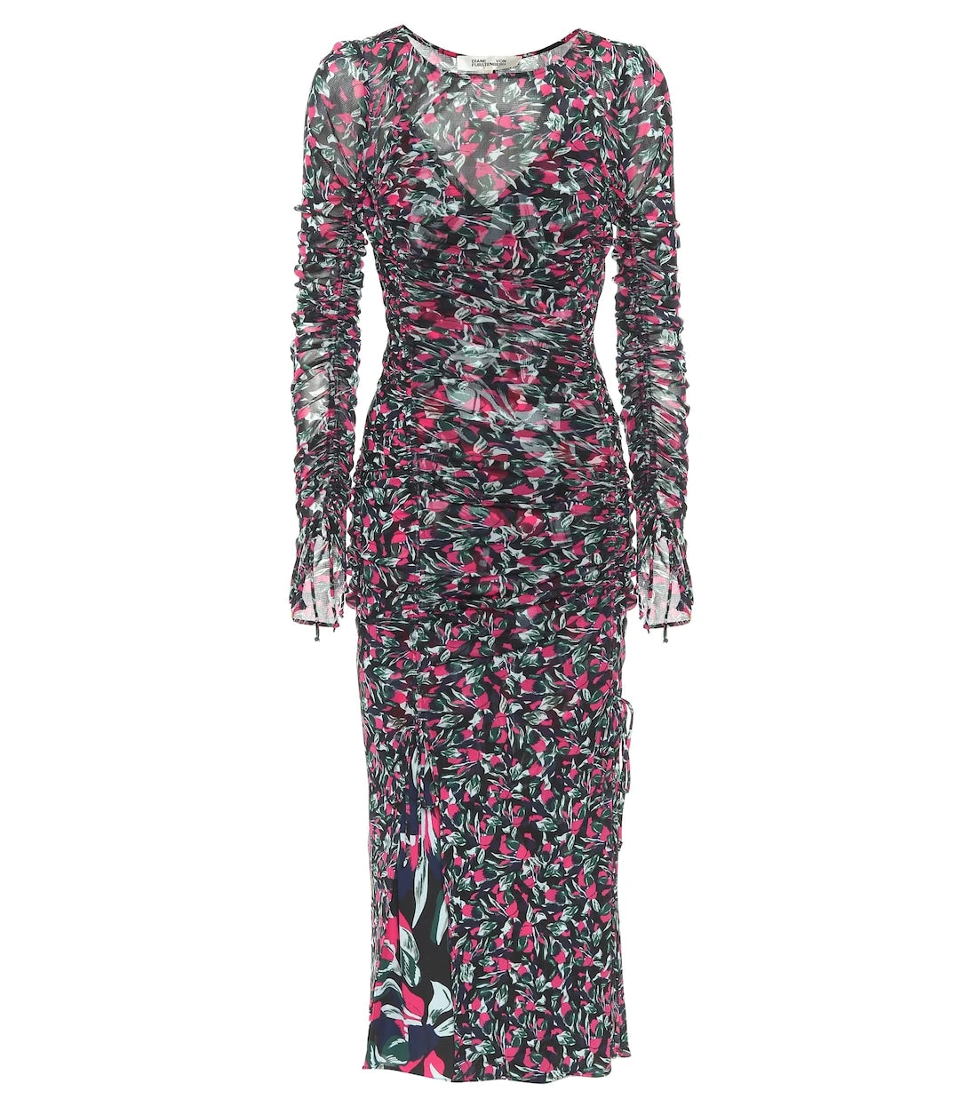 Diane von Furstenberg - Corinne printed mesh midi dress