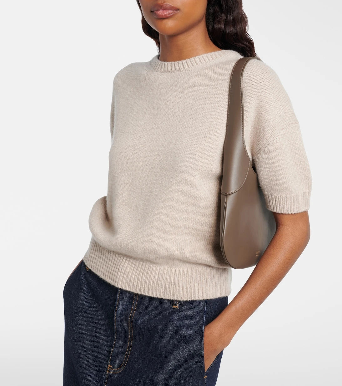 Khaite - Golden cashmere sweater