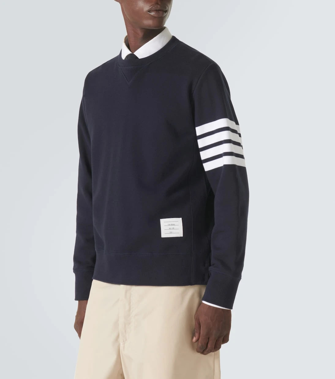Thom Browne - 4-Bar cotton classic sweatshirt