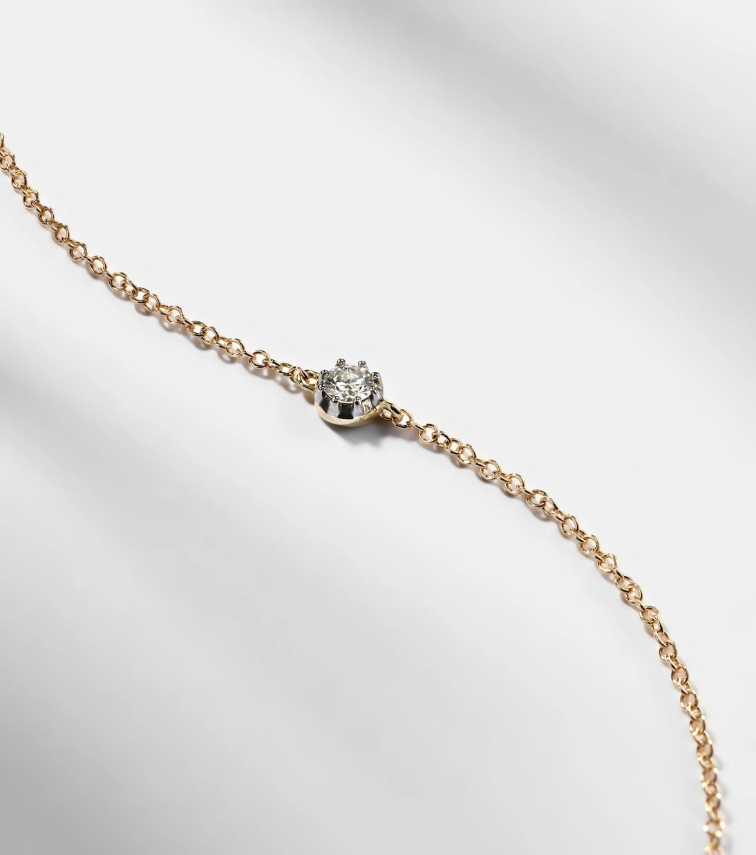 Stone and Strand - The Alibi 10kt gold bracelet with diamond