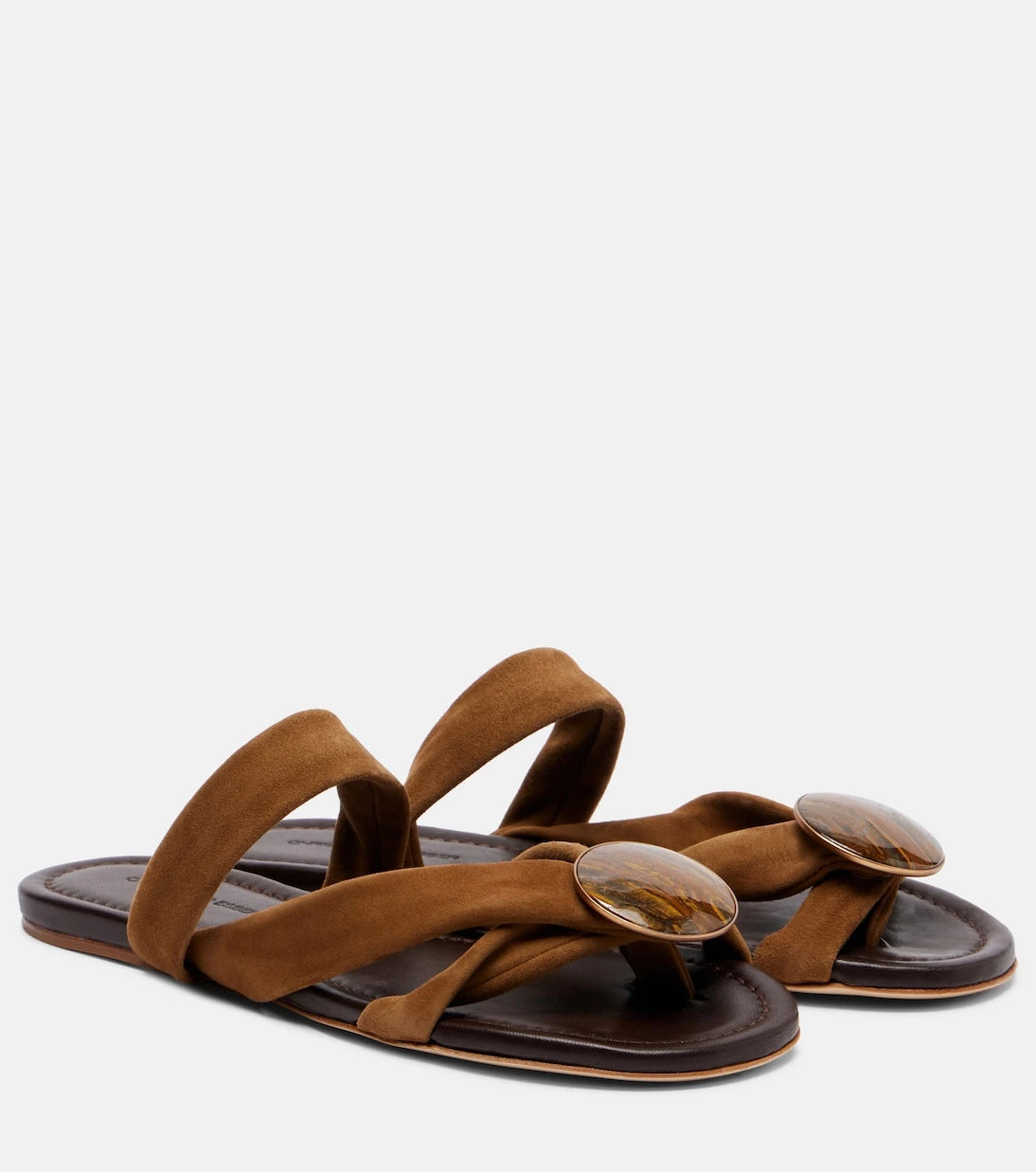 Christopher Esber - Doma embellished suede sandals