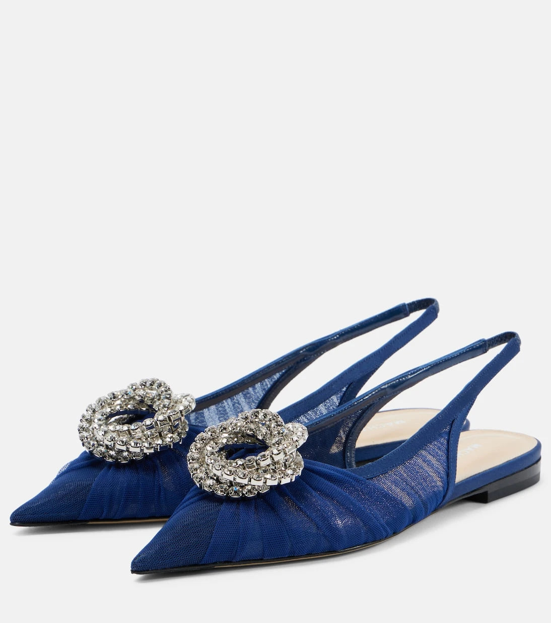 Mach & Mach - Galaxy embellished slingback flats