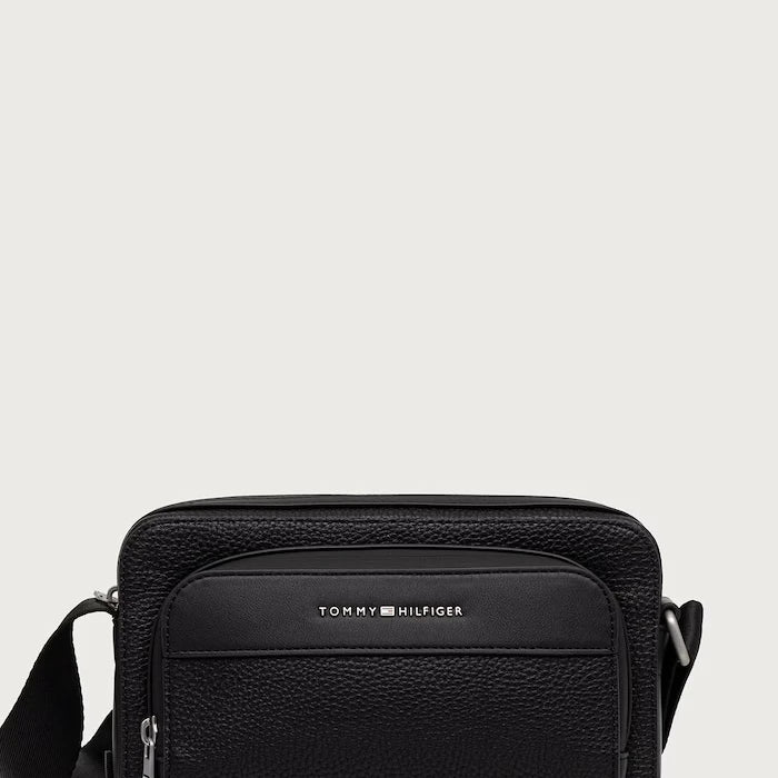 Tommy Hilfiger erkek suni deri omuz çantası