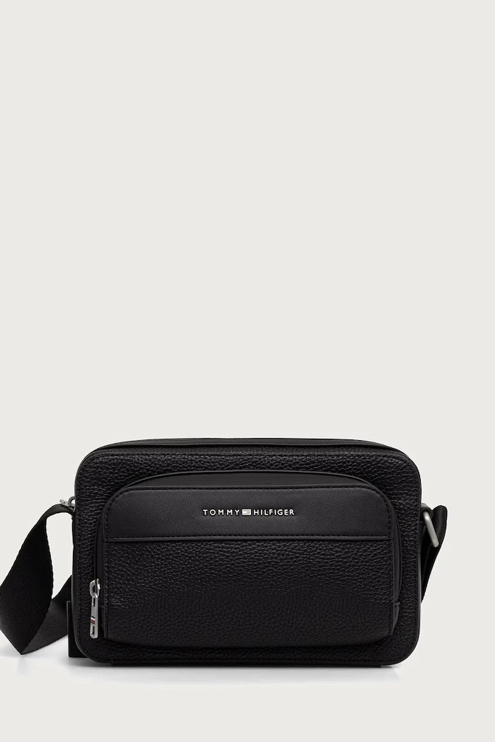 Tommy Hilfiger erkek suni deri omuz çantası