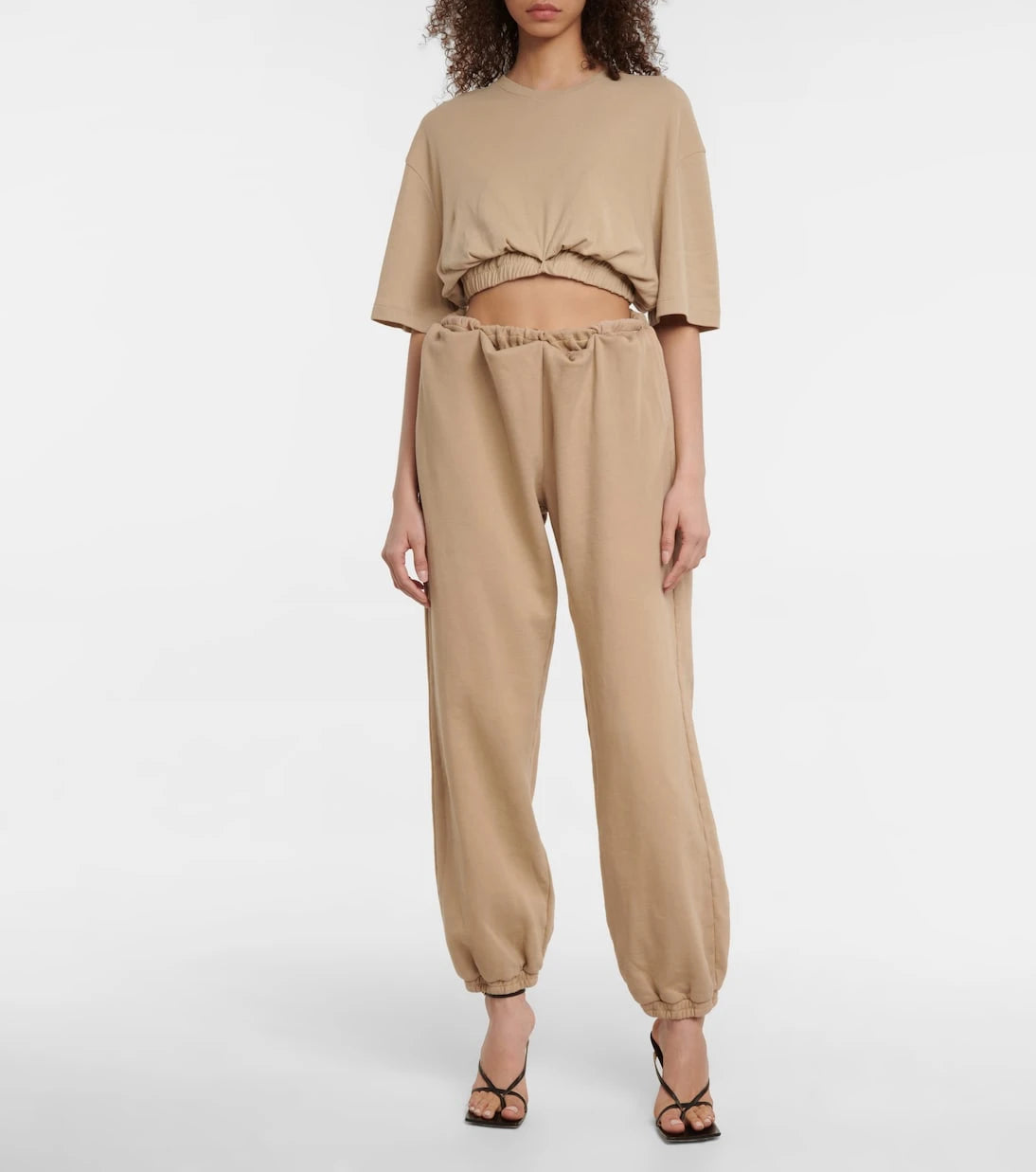 Dion Lee - Cropped cotton T-shirt