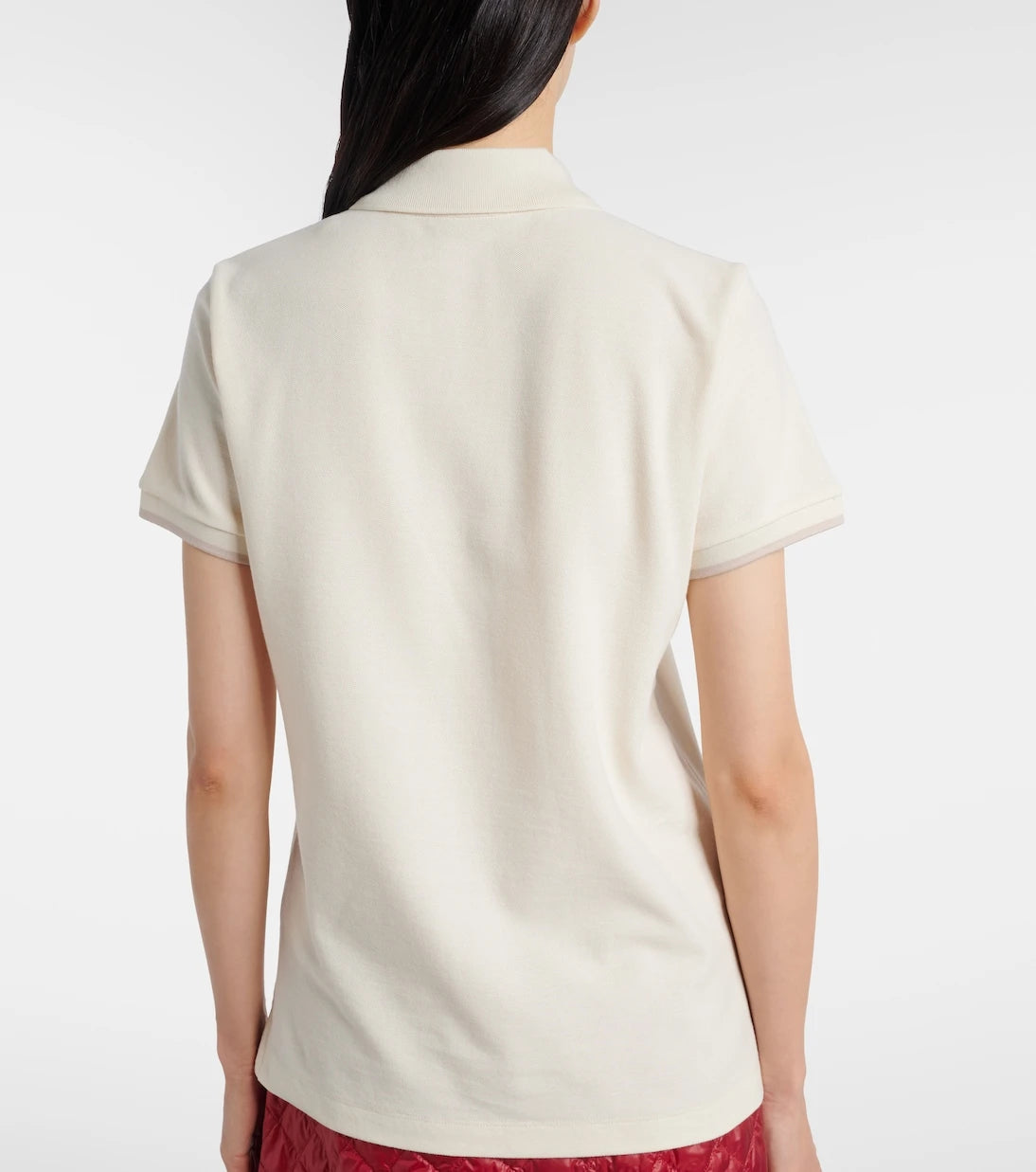 Moncler - Logo cotton piqué polo shirt