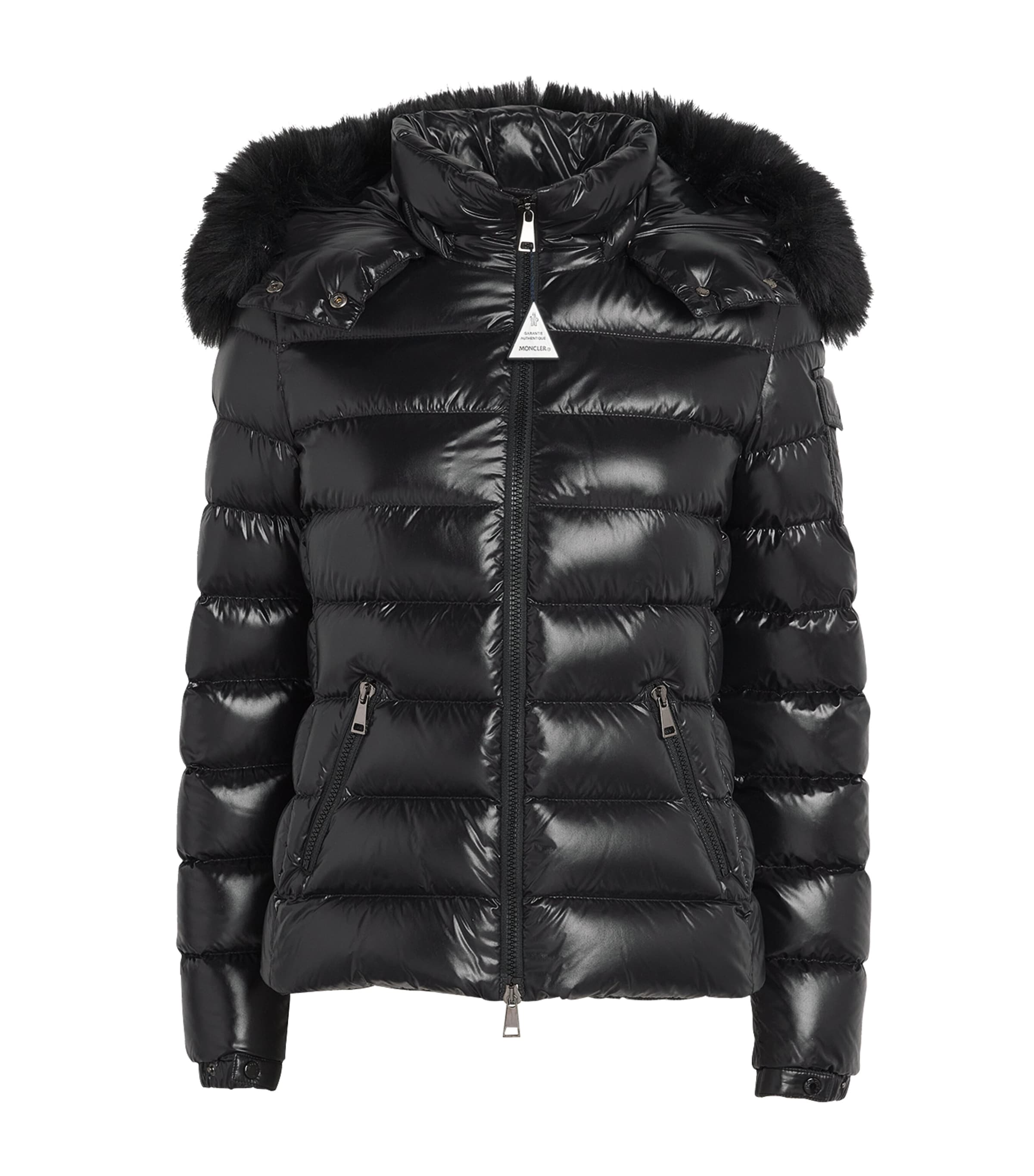 Moncler Black Down Quilted Badyf Jacket