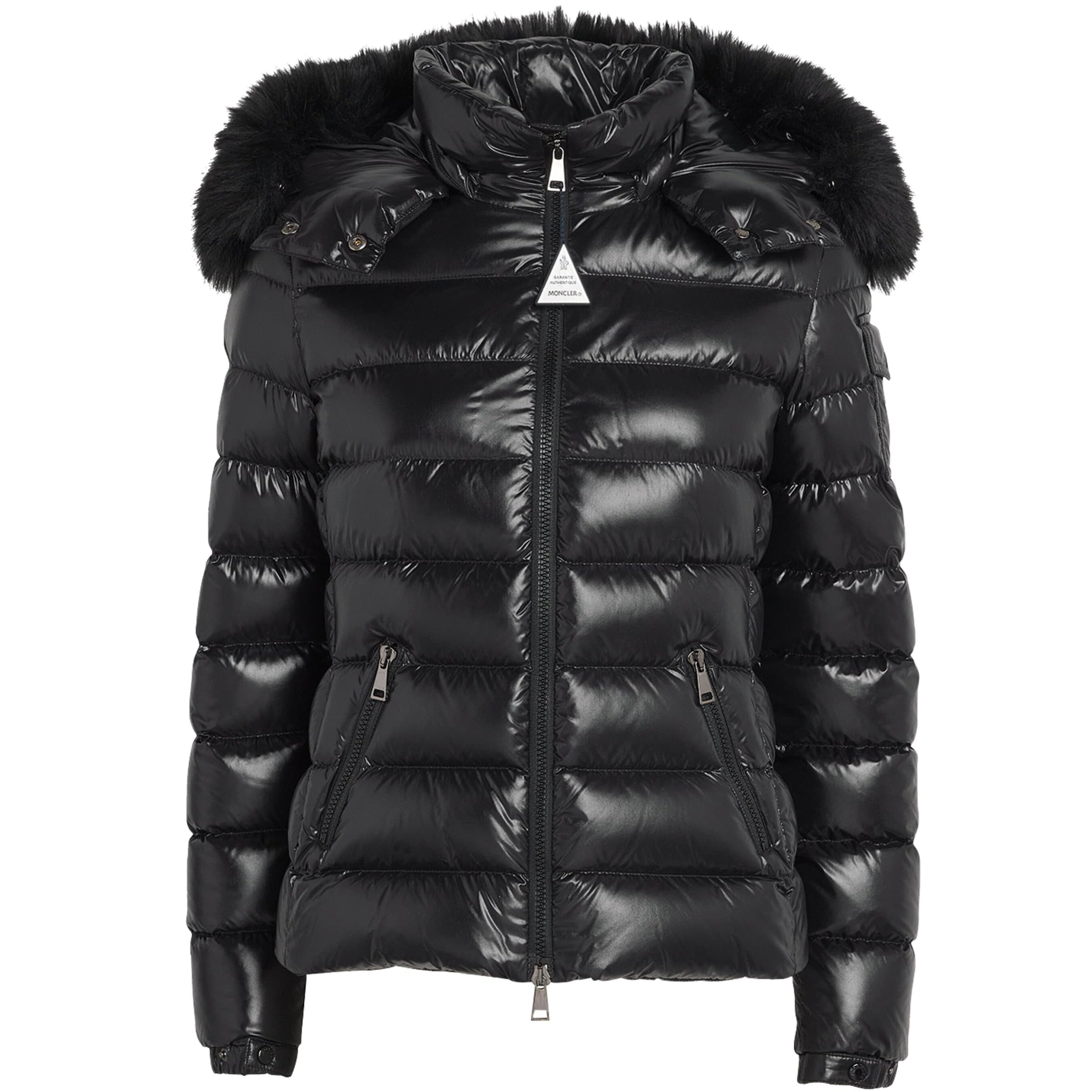 Moncler Black Down Quilted Badyf Jacket