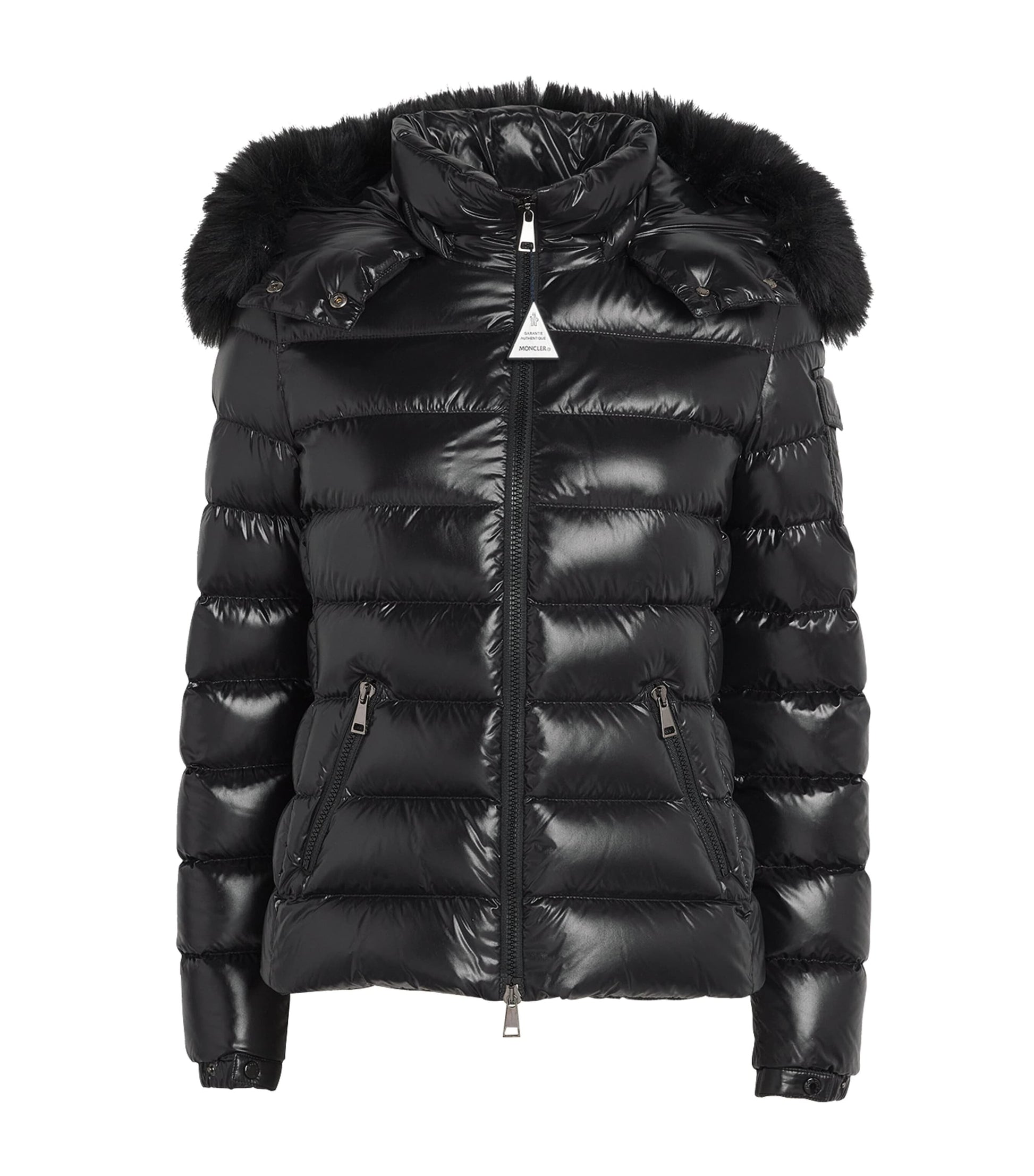 Moncler Black Down Quilted Badyf Jacket