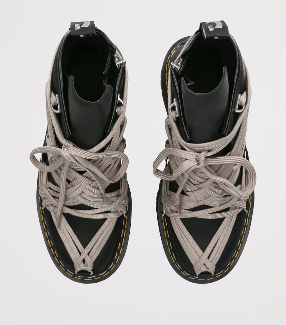 Rick Owens x Dr. Martens Quad Sole 1460 Megalace Boots