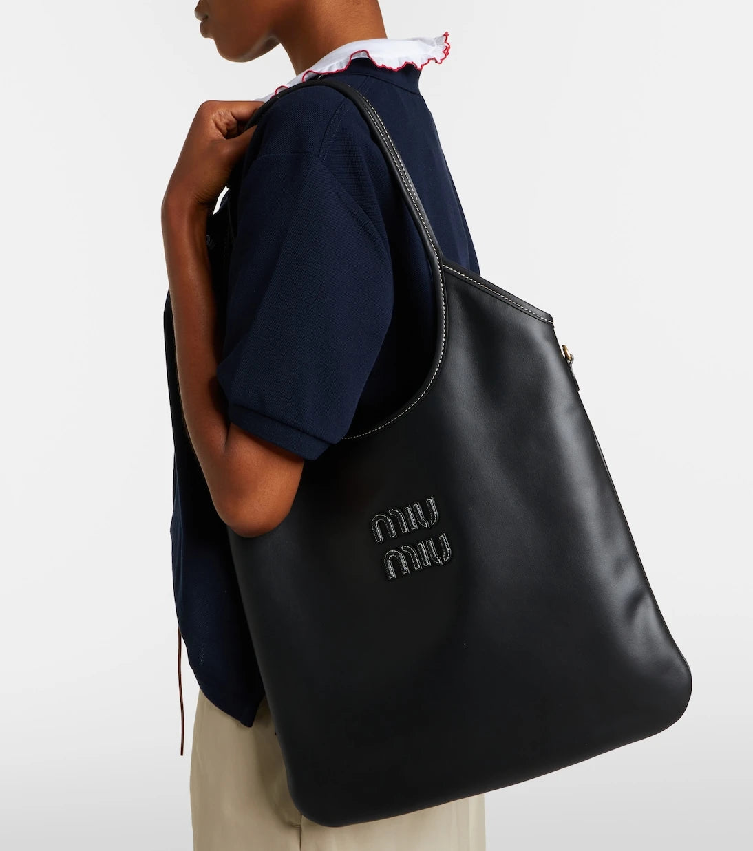 Miu Miu - Ivy Medium leather shopper