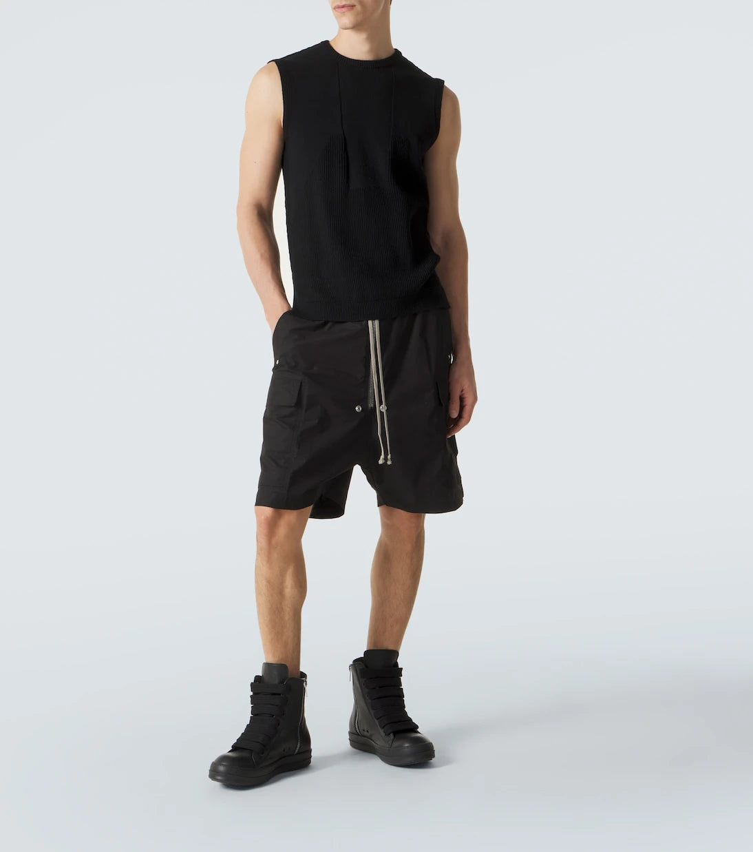Rick Owens - Ribbed-knit virgin wool tank top