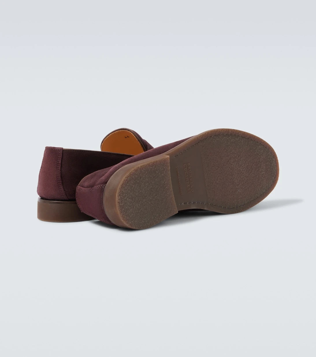 Brunello Cucinelli - Suede penny loafers