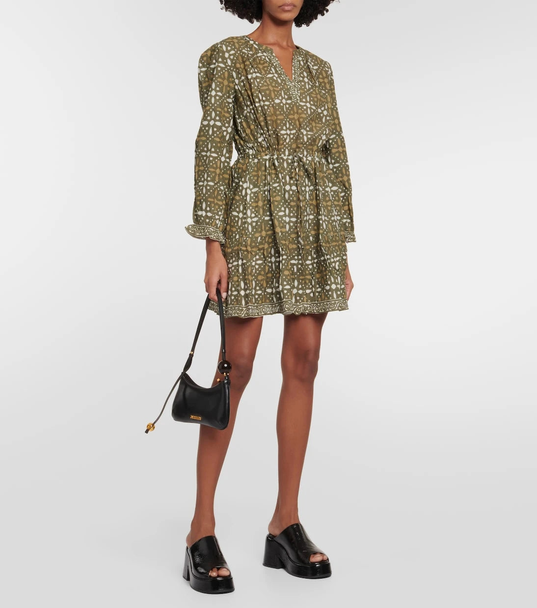 Velvet - Katarina printed cotton mini dress