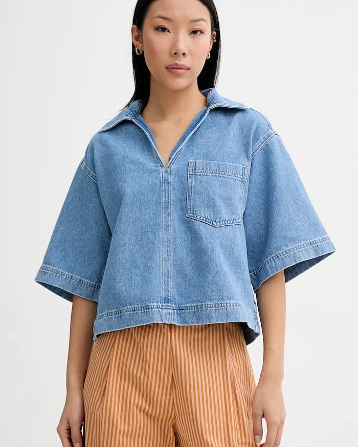 Marc O'Polo kadın denim bluz