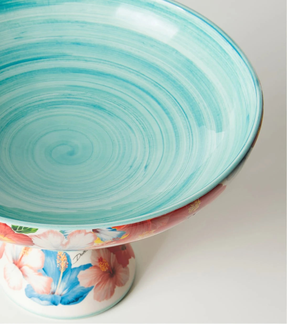 Dolce&Gabbana Casa - Floral ceramic serving stand