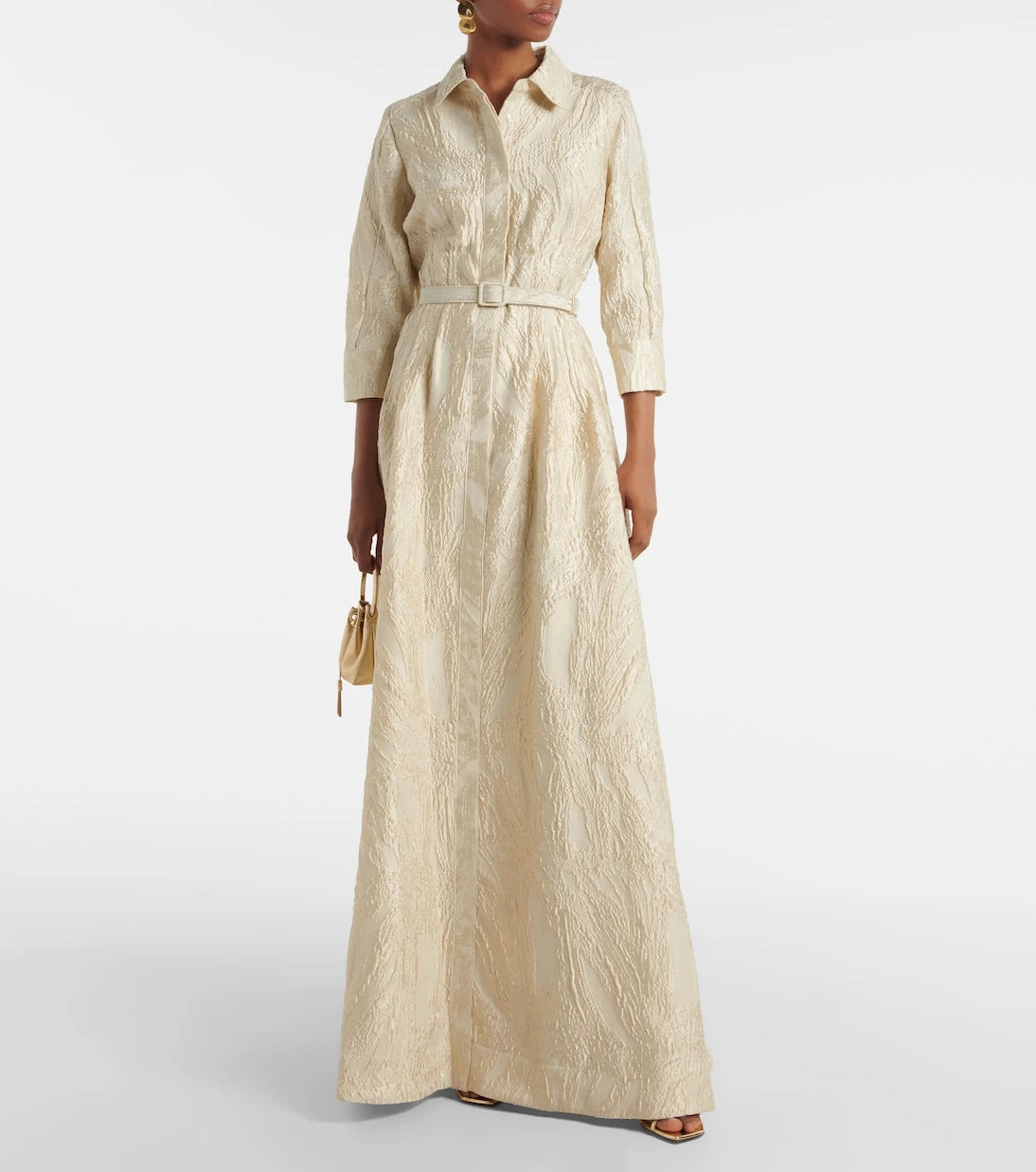 Simkhai - Courtney embellished jacquard gown