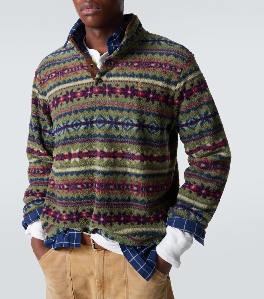 Polo Ralph Lauren - سترة تيدي مطبوعة