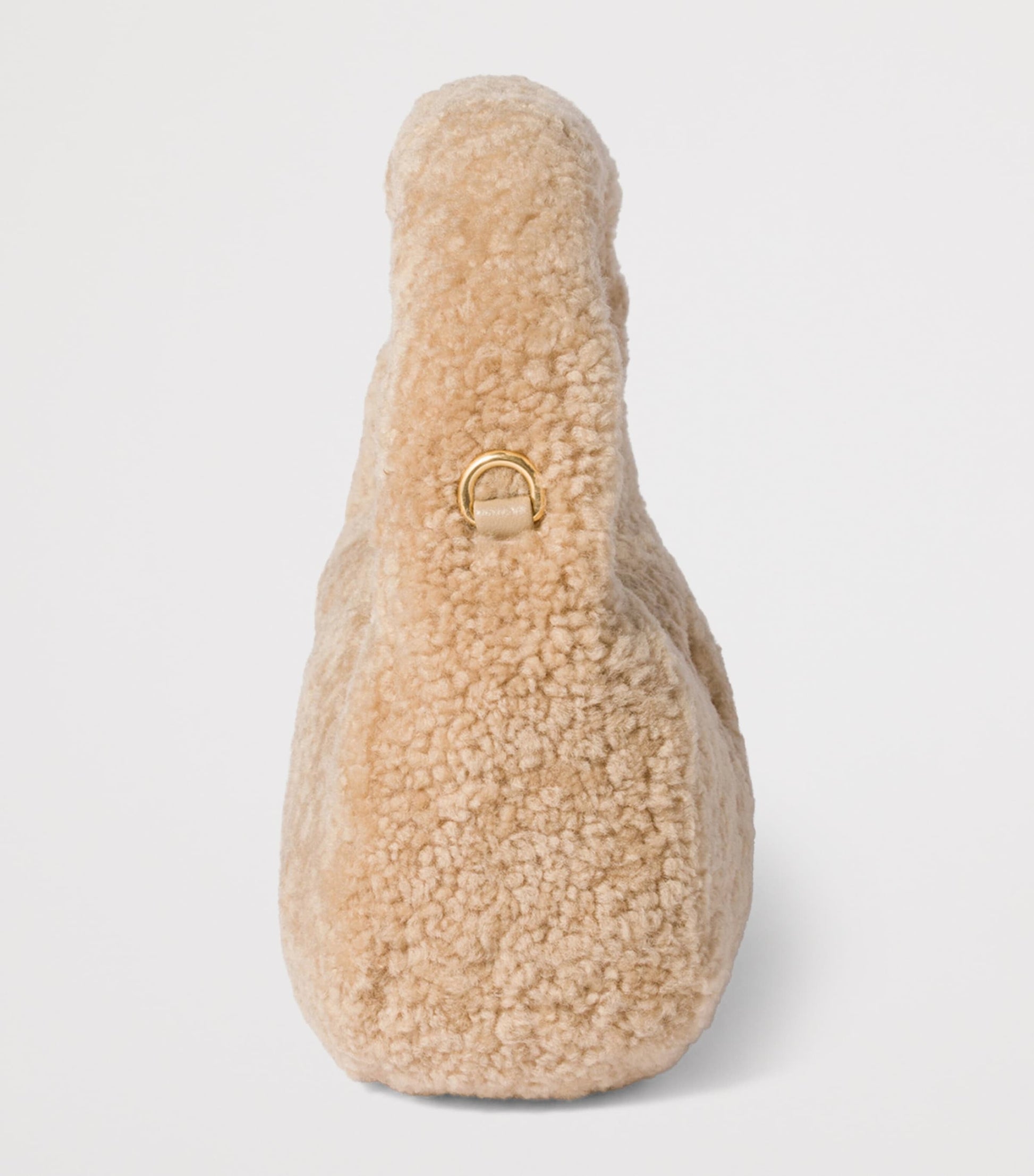 Mini Shearling Wander Top-Handle Bag