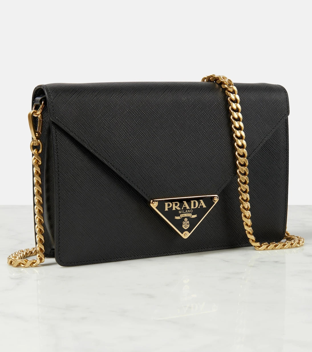 Prada - Small leather crossbody bag
